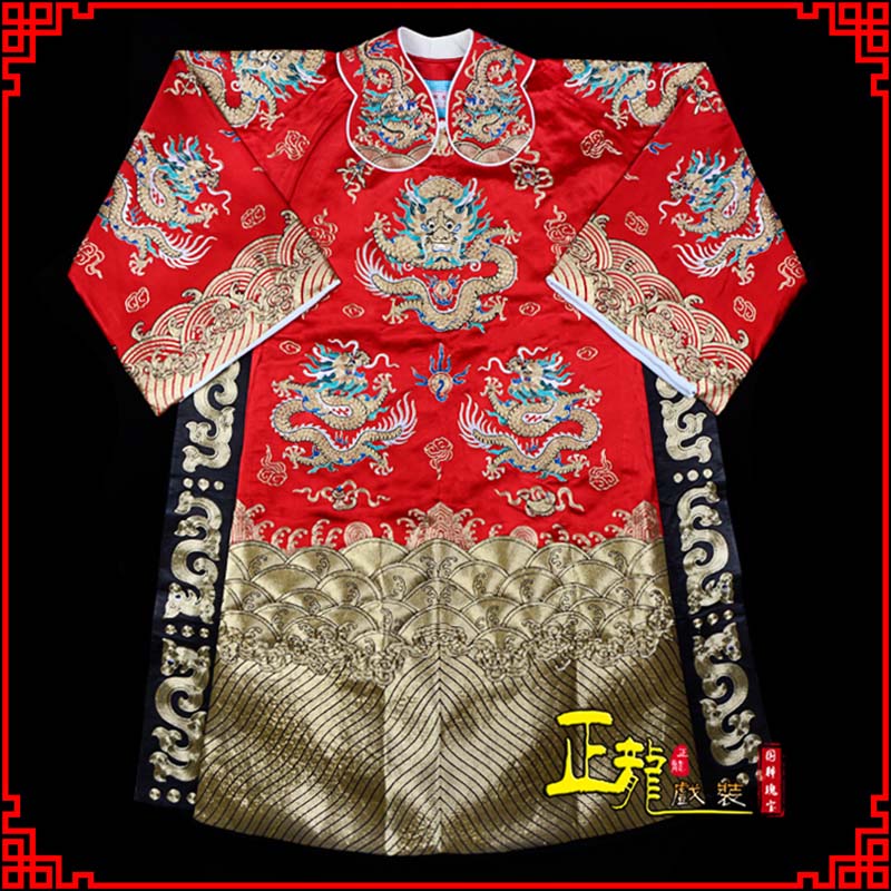 嵩明皇帝蟒袍全金八宝团龙蟒