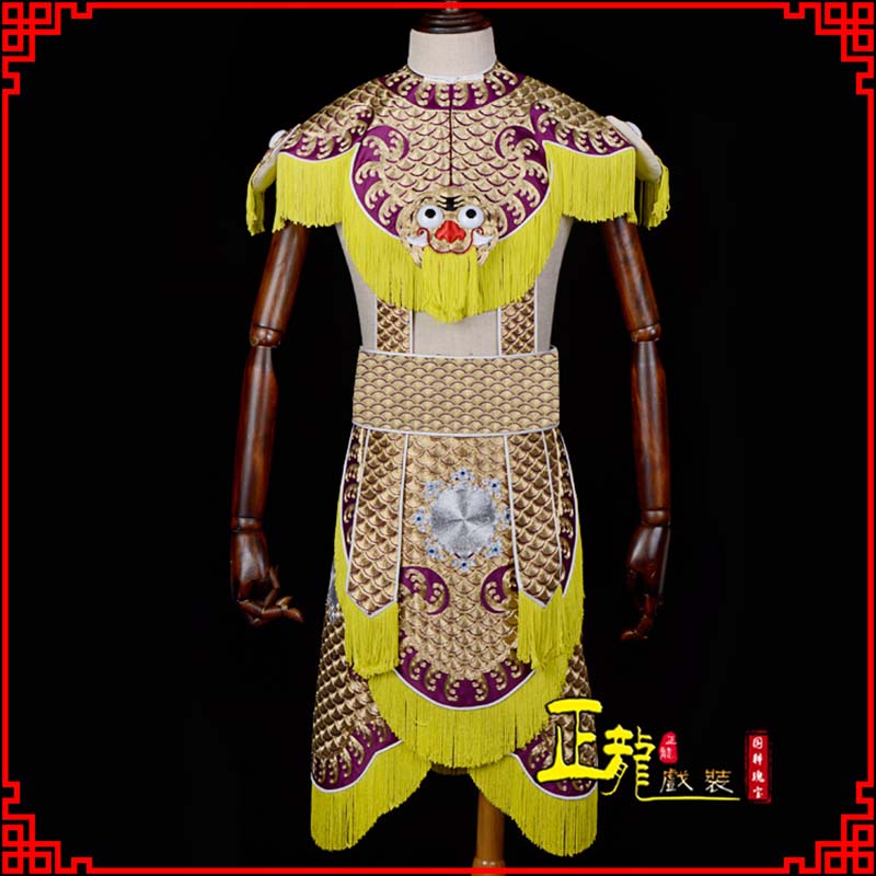 嵩明武将士兵云肩鱼鳞侉子